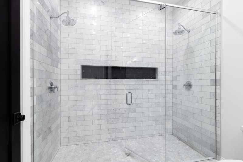 Stylish Shower with Frameless Glass