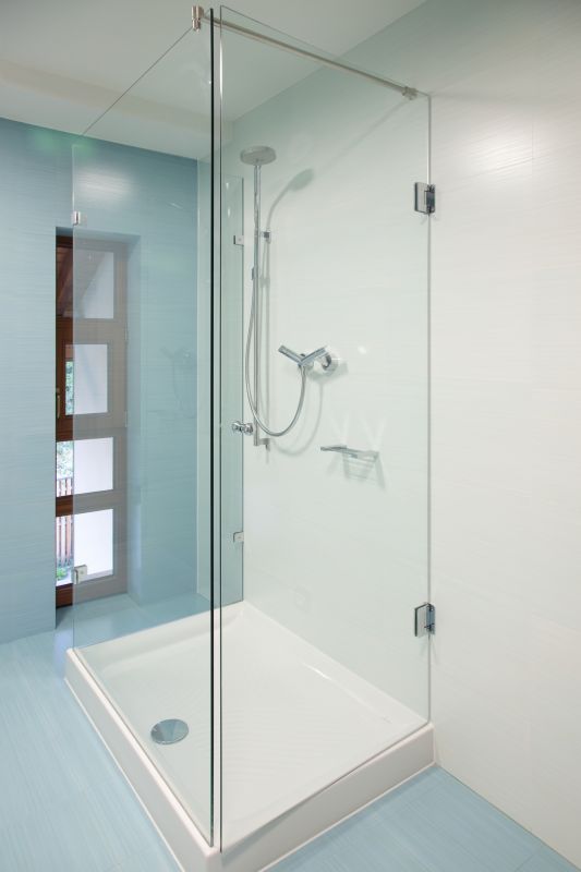 Modern Shower with Clear Glass